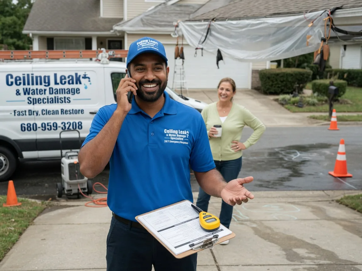 Ceiling Leak Cleanup Warminster, PA FAQs
